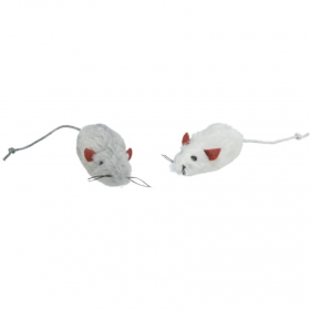 Плюшена котешка играчка Trixie Mouse мишле с добавена котешка трева